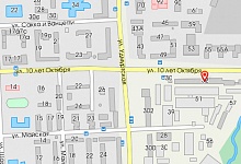 ТЦ Омега, торговый центр. Схема проезда.